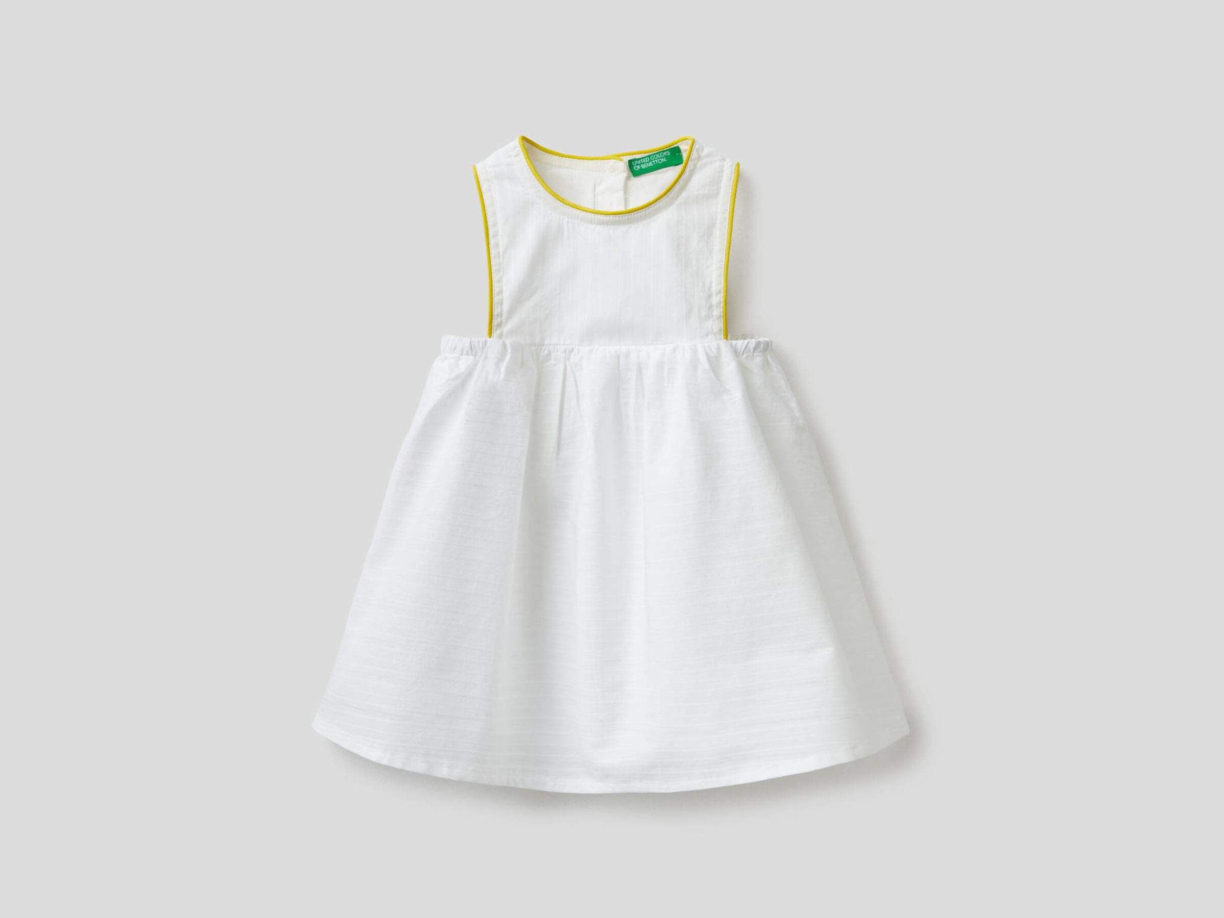Cotton dress with wide skirt image number null