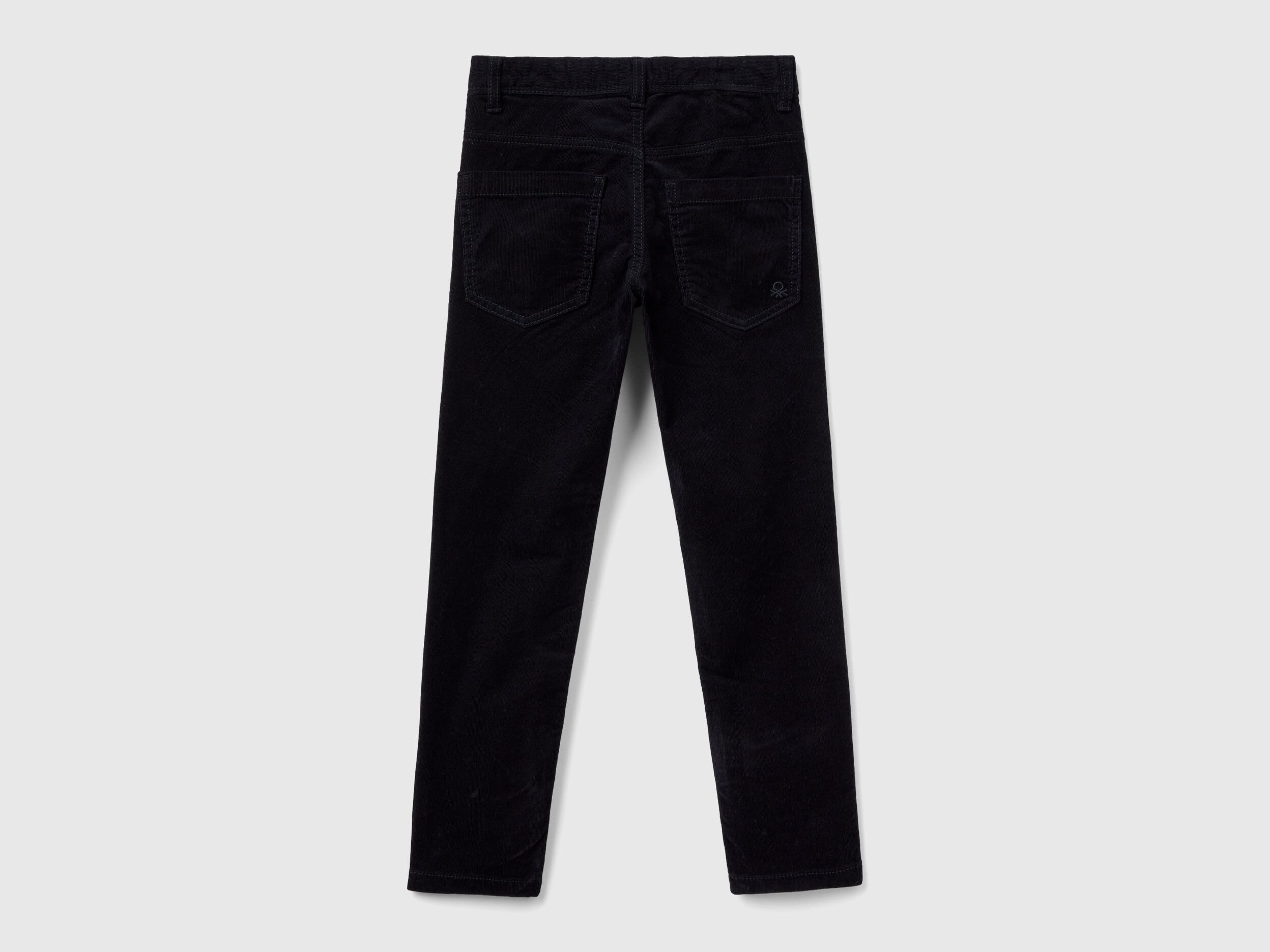 Relaxed Fit Corduroy trousers - Black - Men | H&M MY