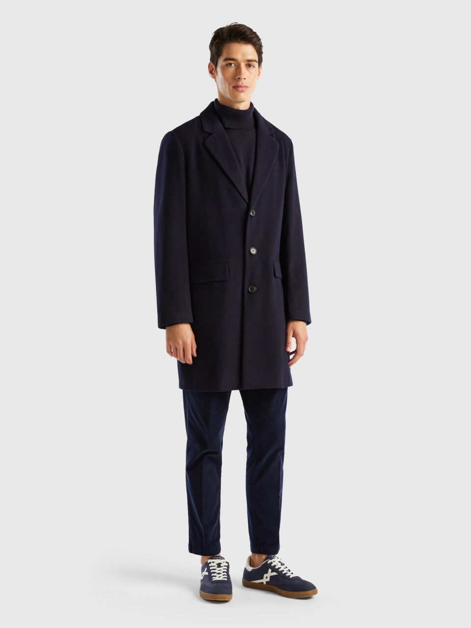 Jamickiki 2018 winter new men's woolen coat hotsell