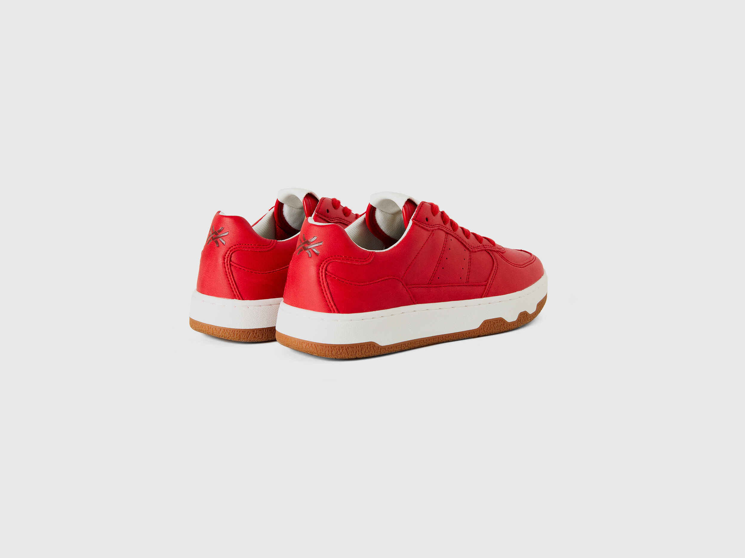 Benetton on sale red sneakers