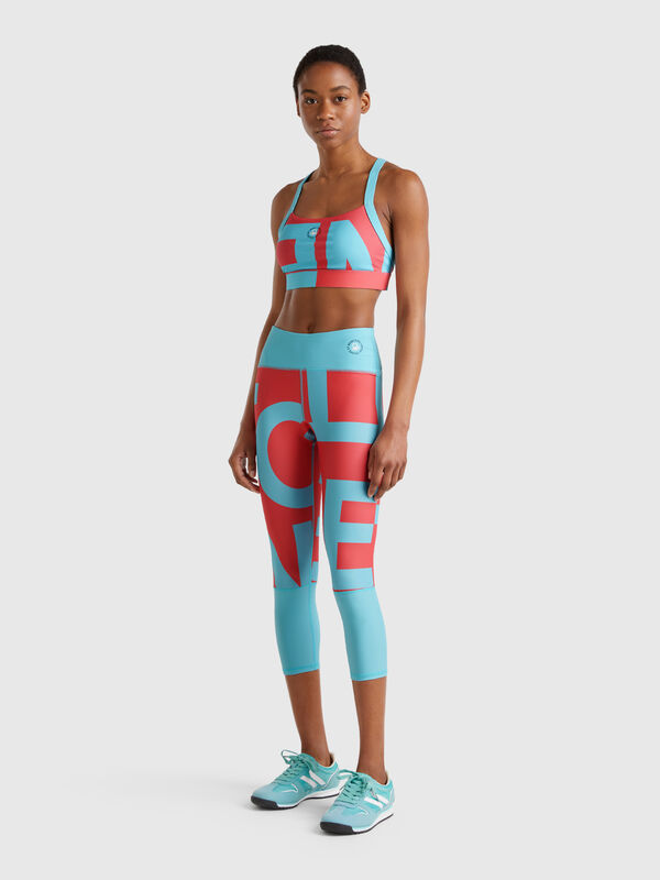 Leggings deportivos con logo Mujer