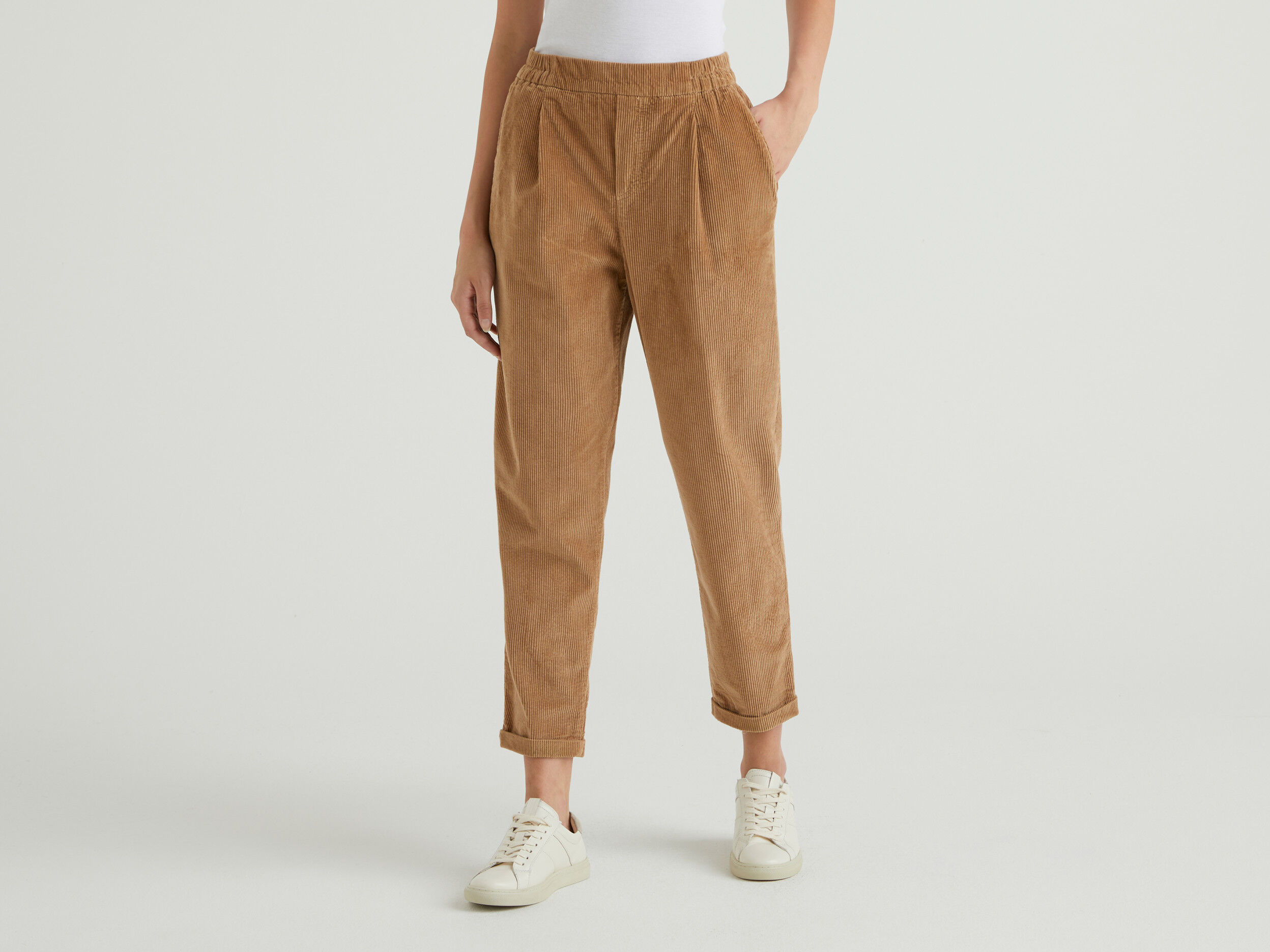 Pantaloni velluto benetton online
