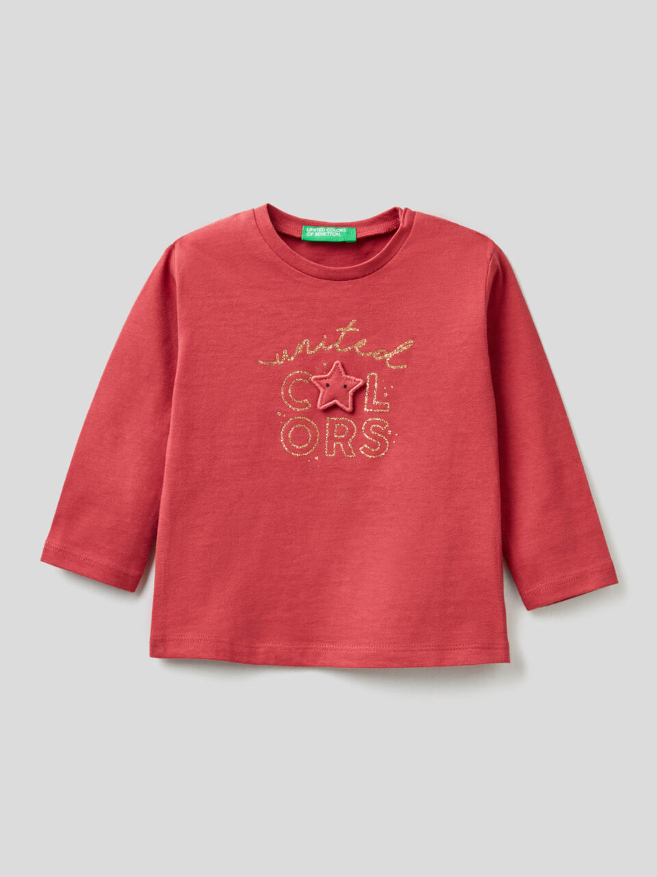 T-shirt with 3D applique image number 1