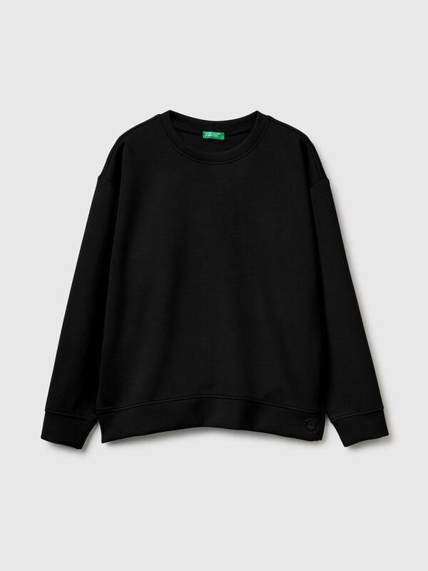 Sudadera de mezcla modal Mujer