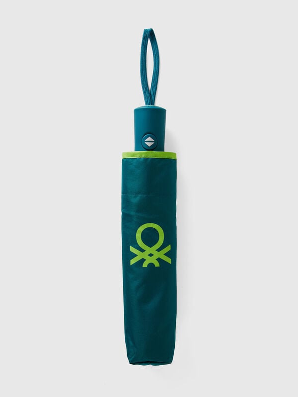 Forest green umbrella