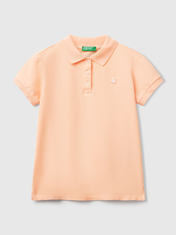 Polo de manga corta de algodón  Niña