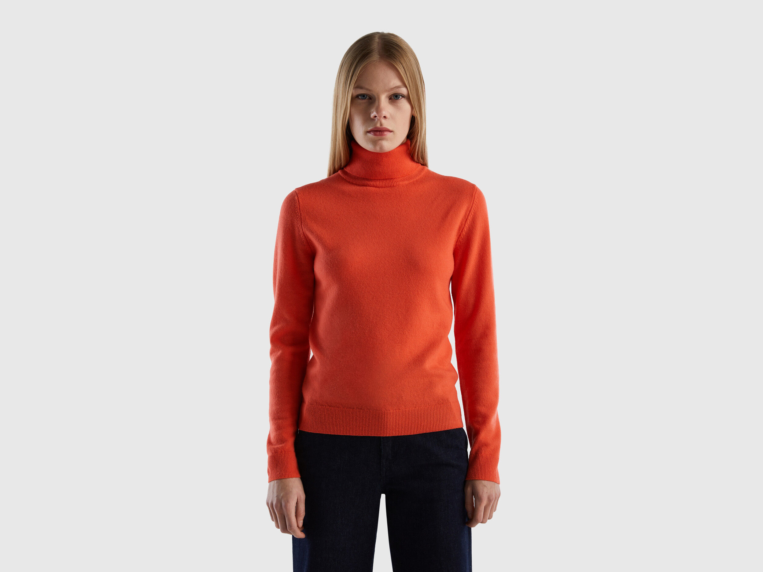 Coral new arrivals turtleneck sweater