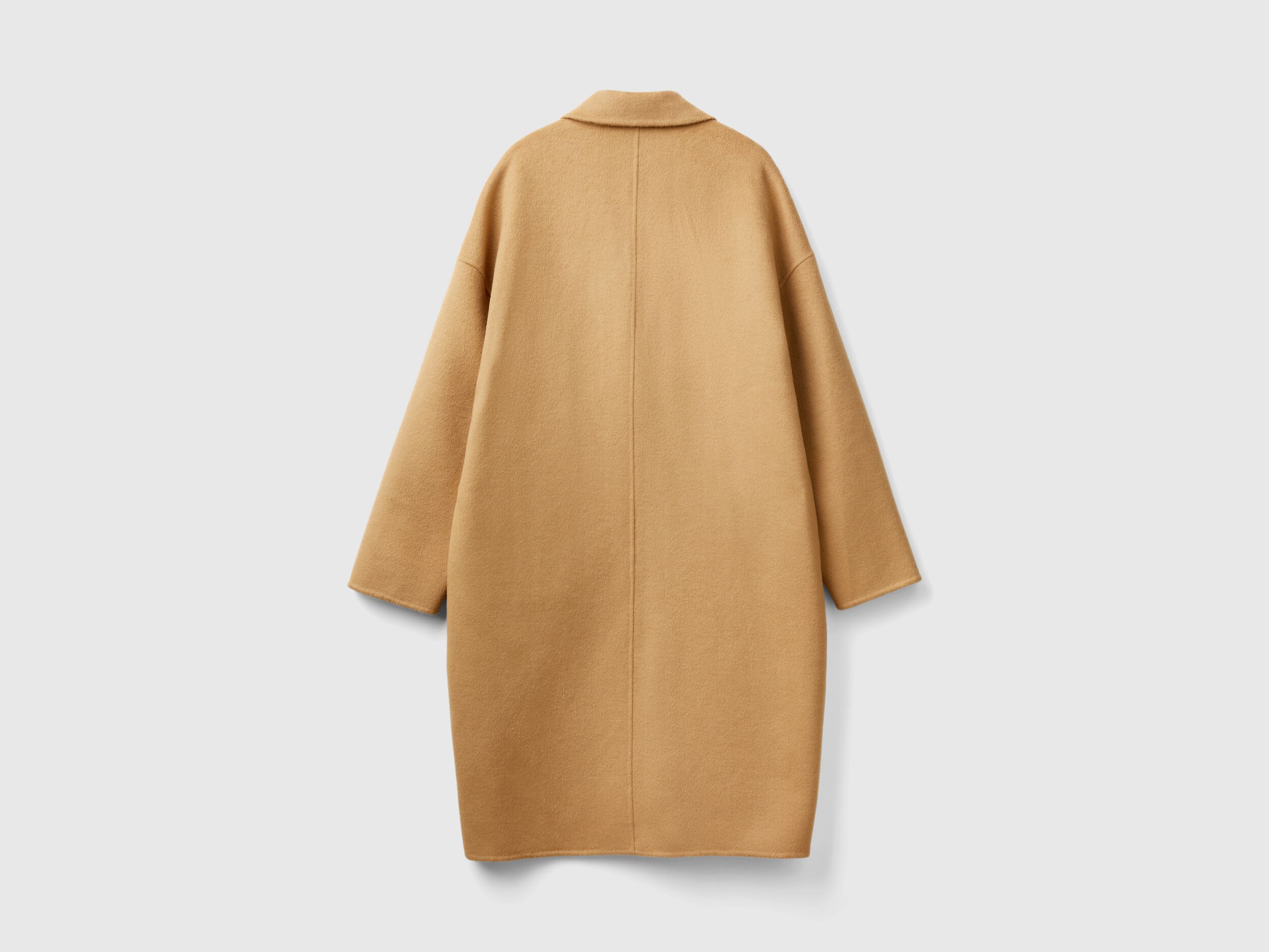 Camel coat benetton 2025