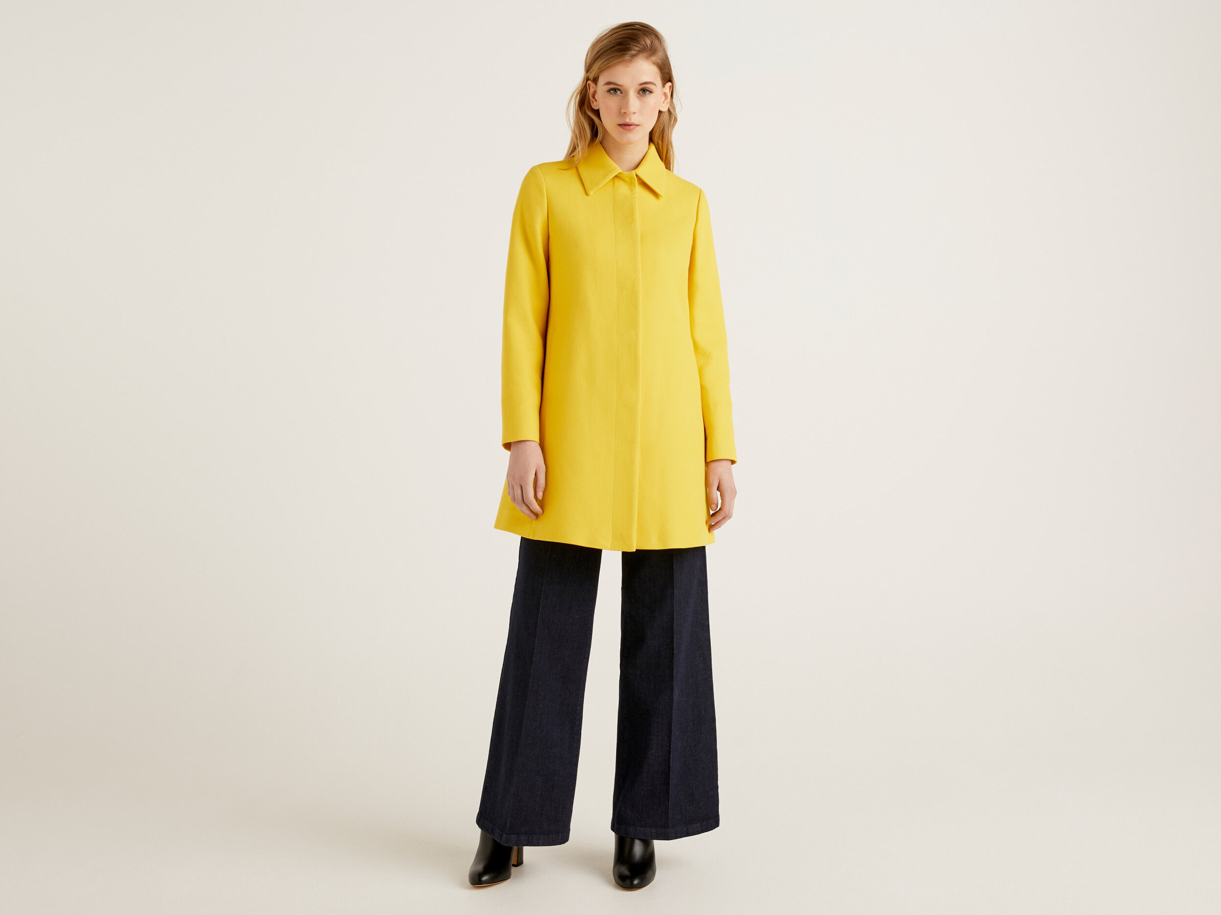 Theory outlet yellow coat