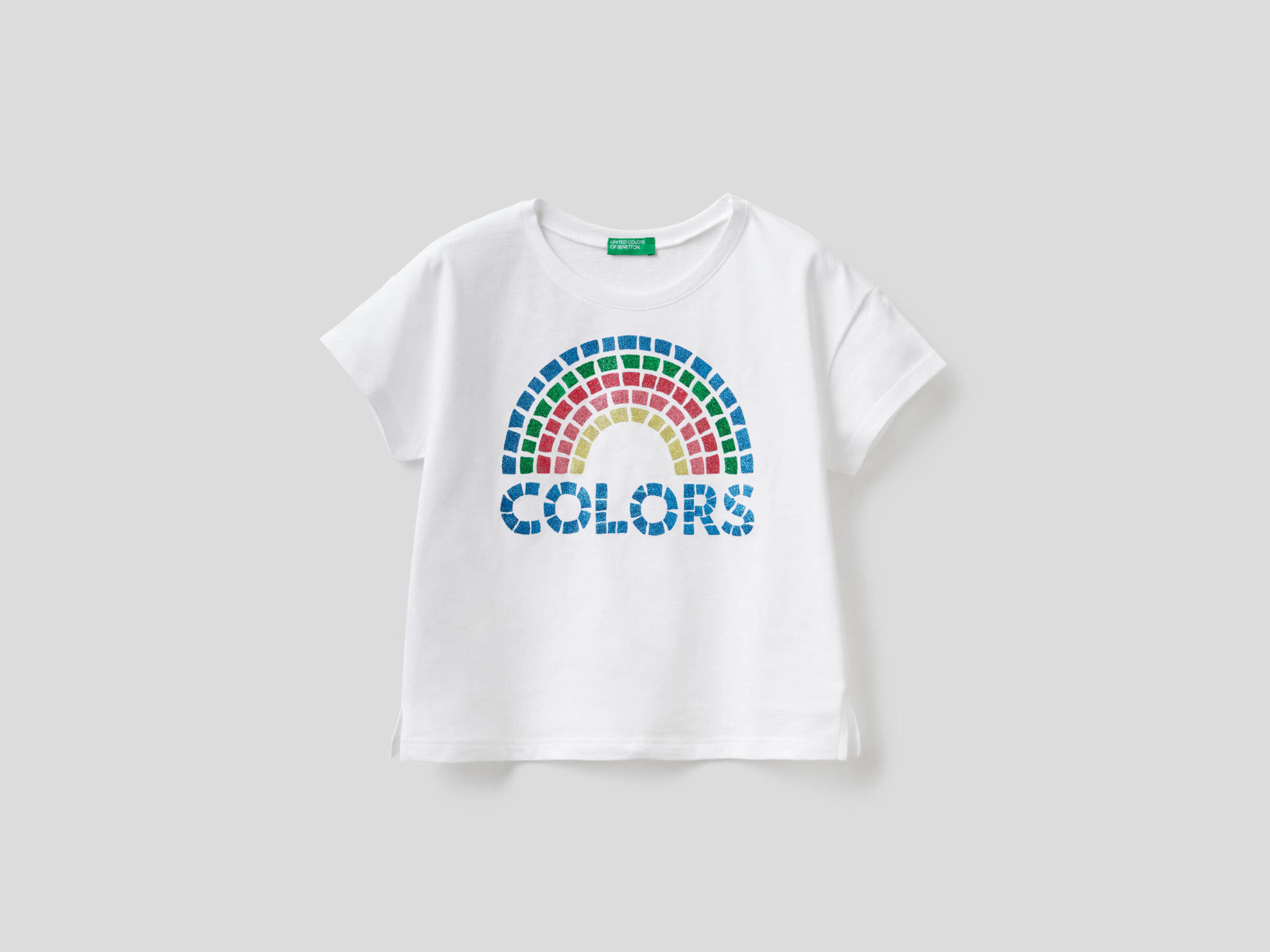 Camiseta con estampado de glitter image number null