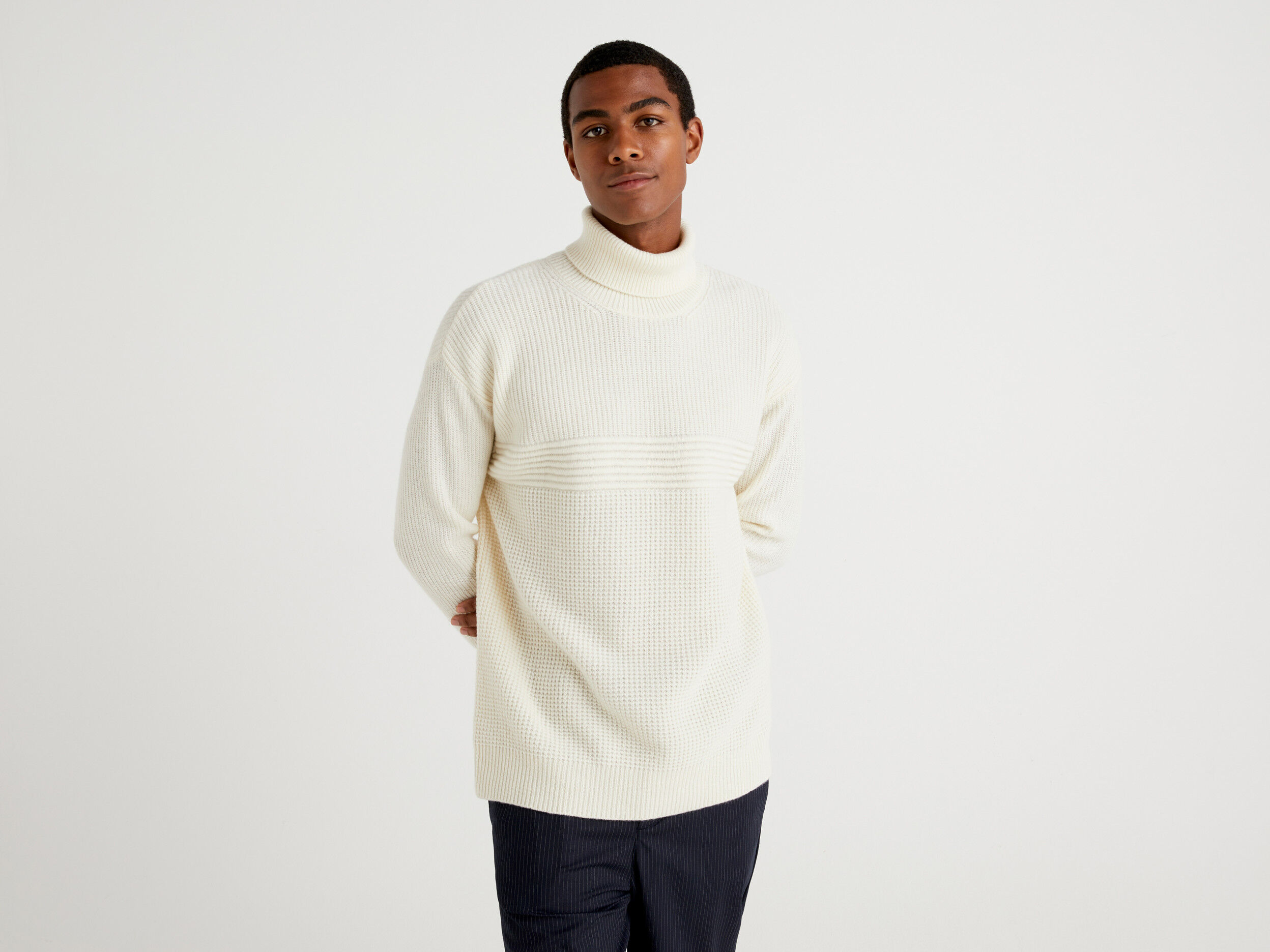 Turtleneck for men best sale white