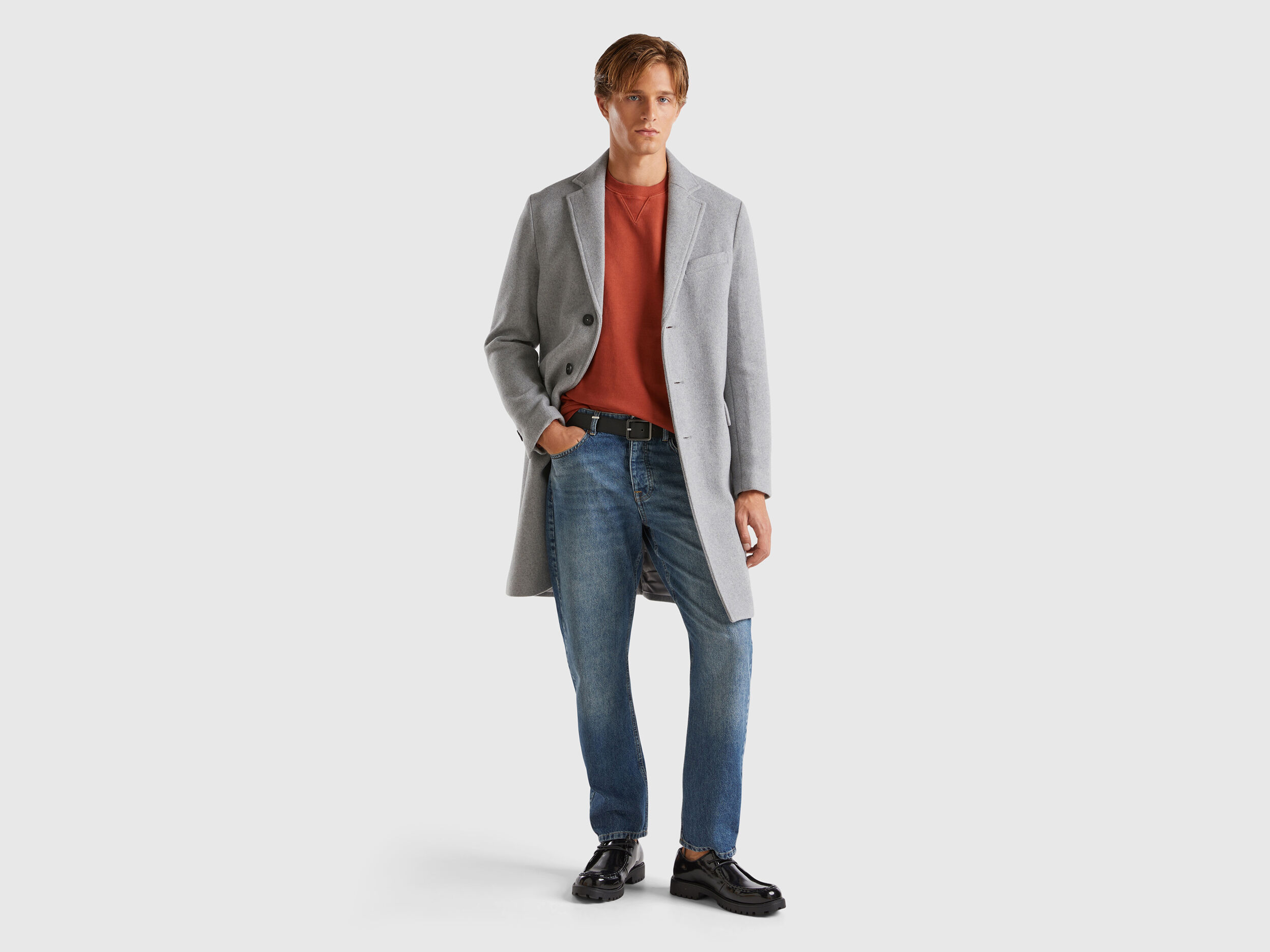 Men s Long Coats New Collection 2024 Benetton