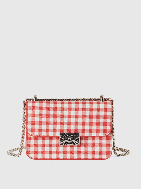 Small red vichy Be Bag Women
