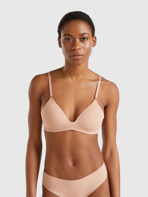 Sujetador triangular con relleno Mujer