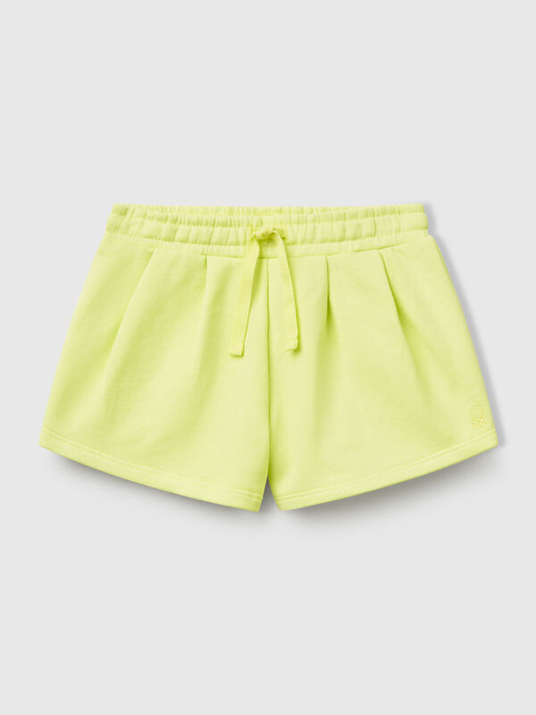 Pantalón corto de felpa de algodón Niña