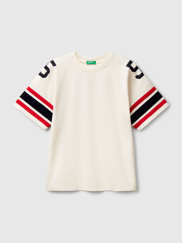 Camiseta manga corta con estampado Niño