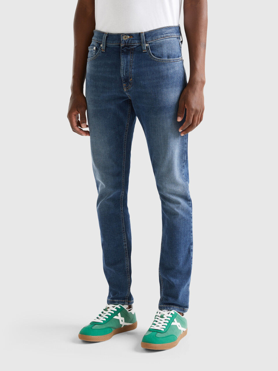 Benetton jeans skinny fit hotsell