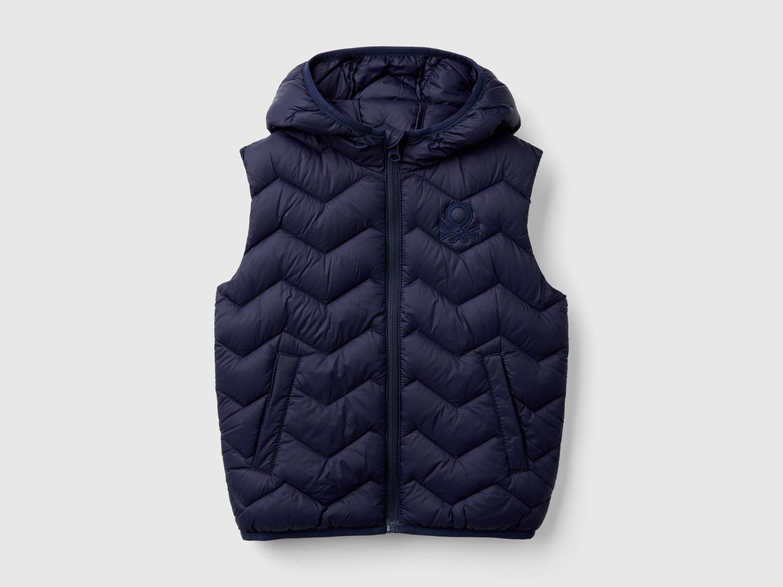 Kid Boys Sleeveless Puffer Jacket Collection 2024 Benetton