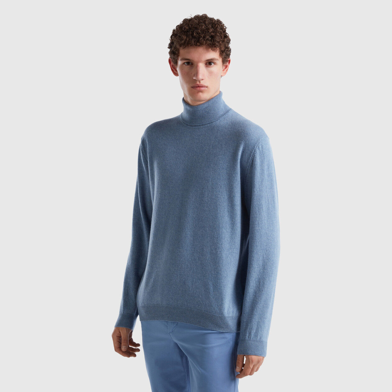 Sky blue hotsell turtleneck mens