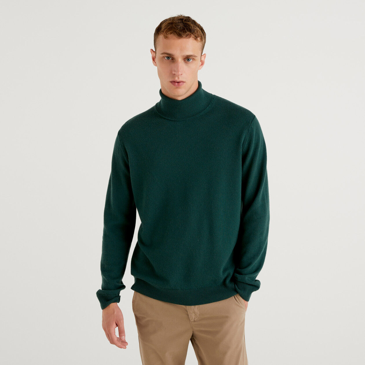 Teal turtleneck mens outlet