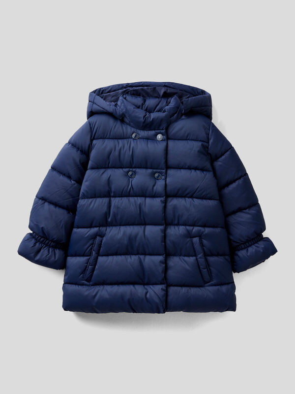 Padded double-breasted jacket Junior Girl