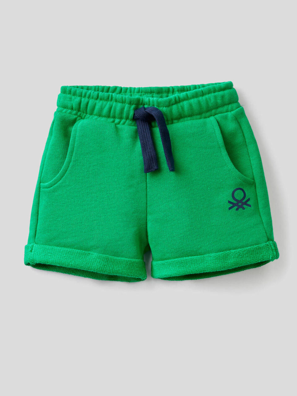 Shorts in 100% cotton sweat image number 1