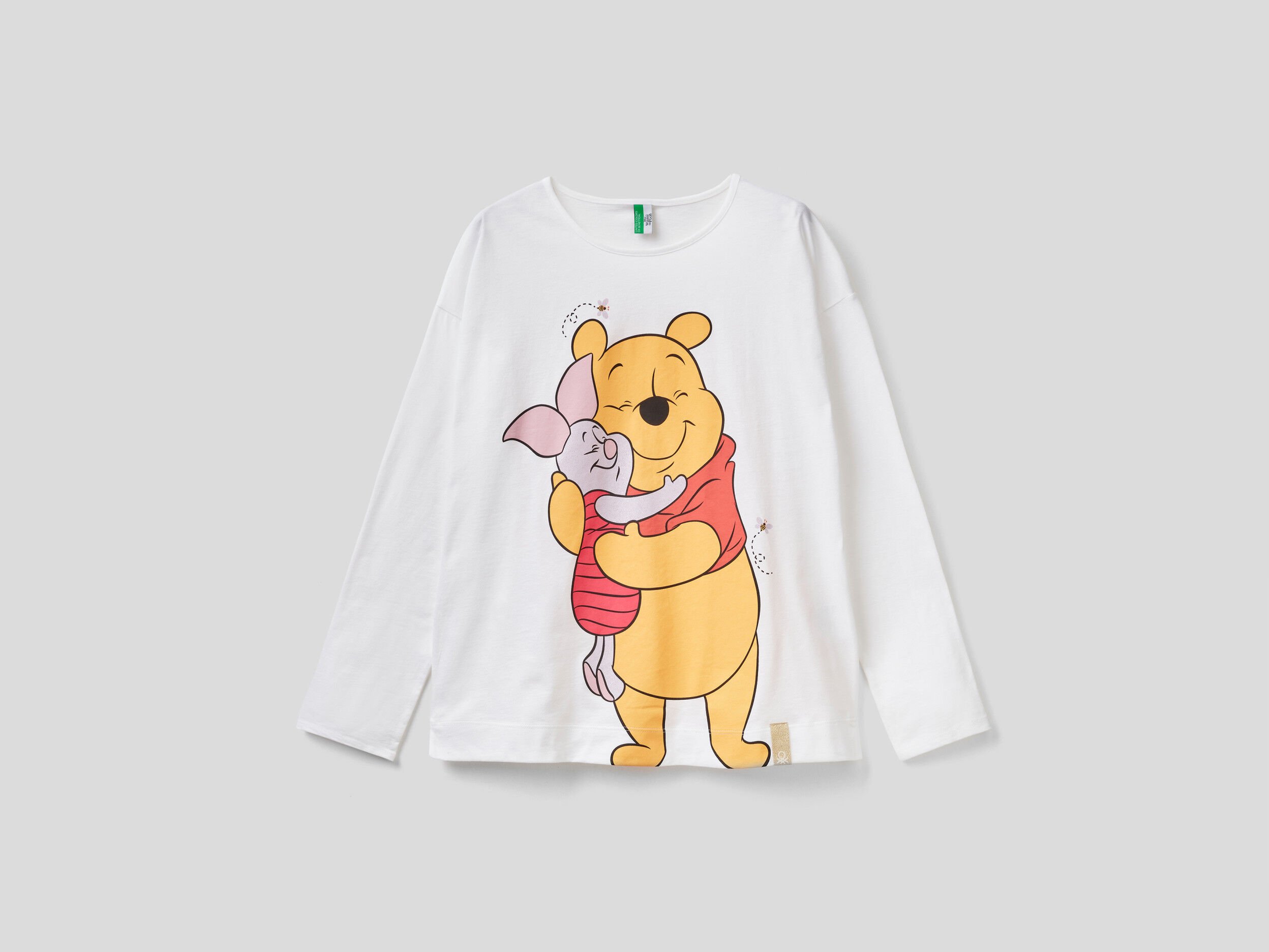 Winnie the Pooh long sleeve t shirt White Benetton