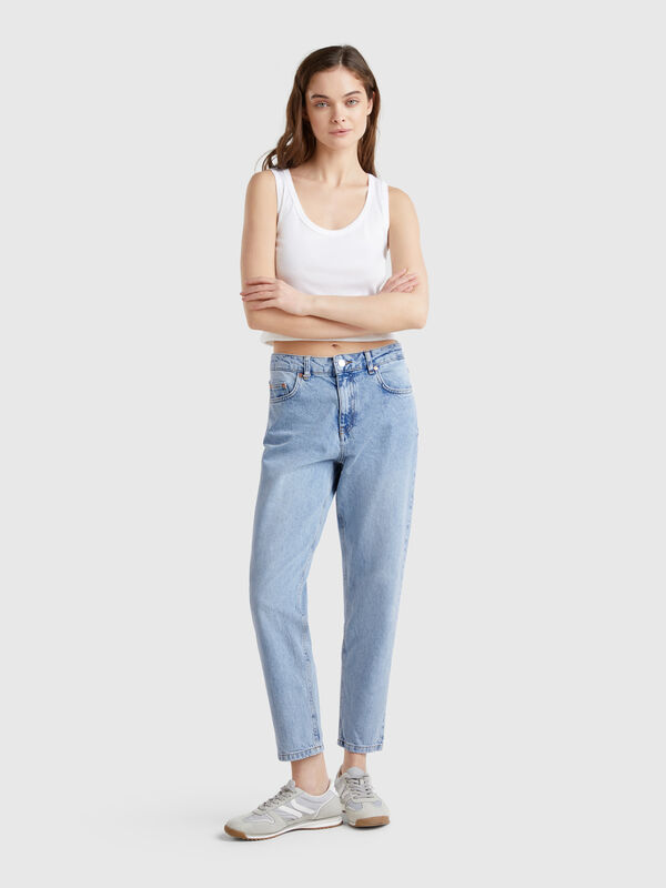 Vaqueros mom fit Mujer