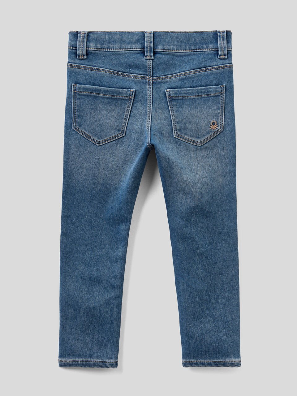 Five-pocket thermal jeans - Blue