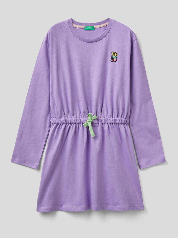 Dress warm cotton with embroidery Junior Girl