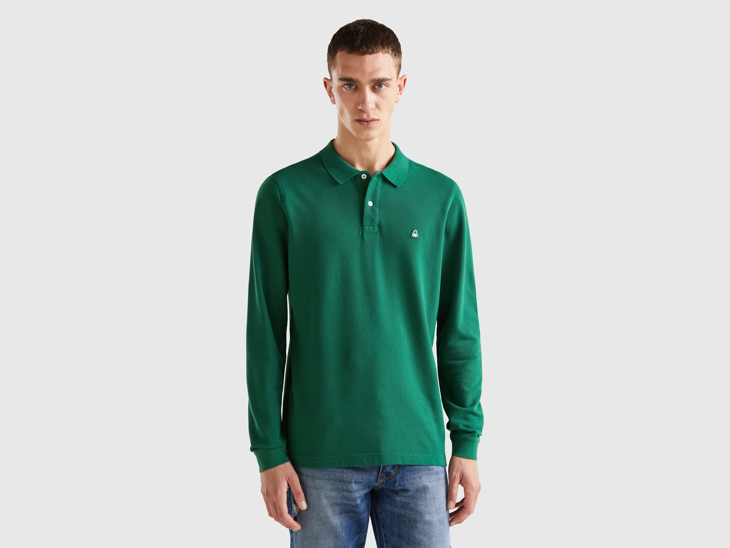Polos manga larga benetton online