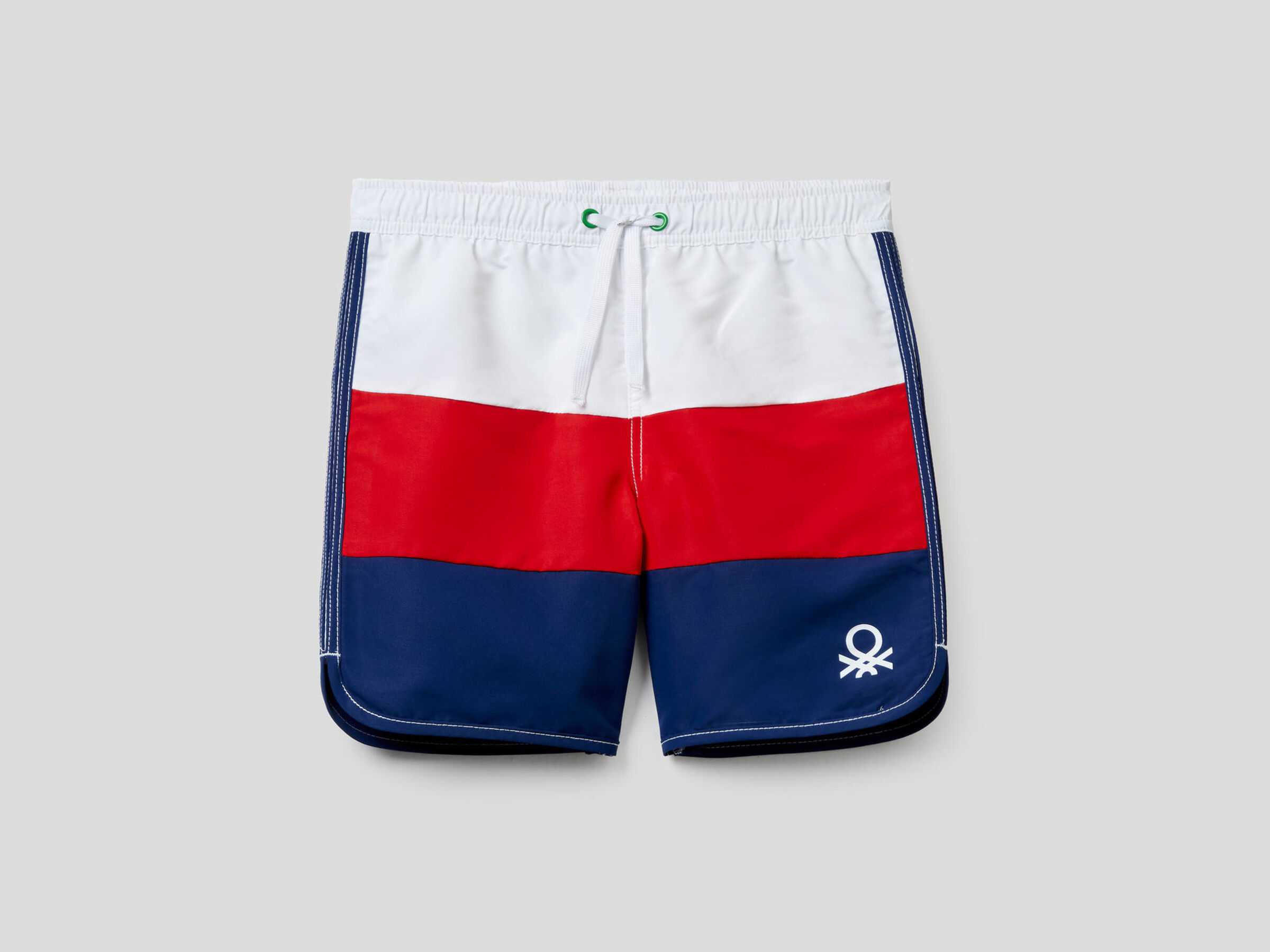 Color block swim trunks image number null