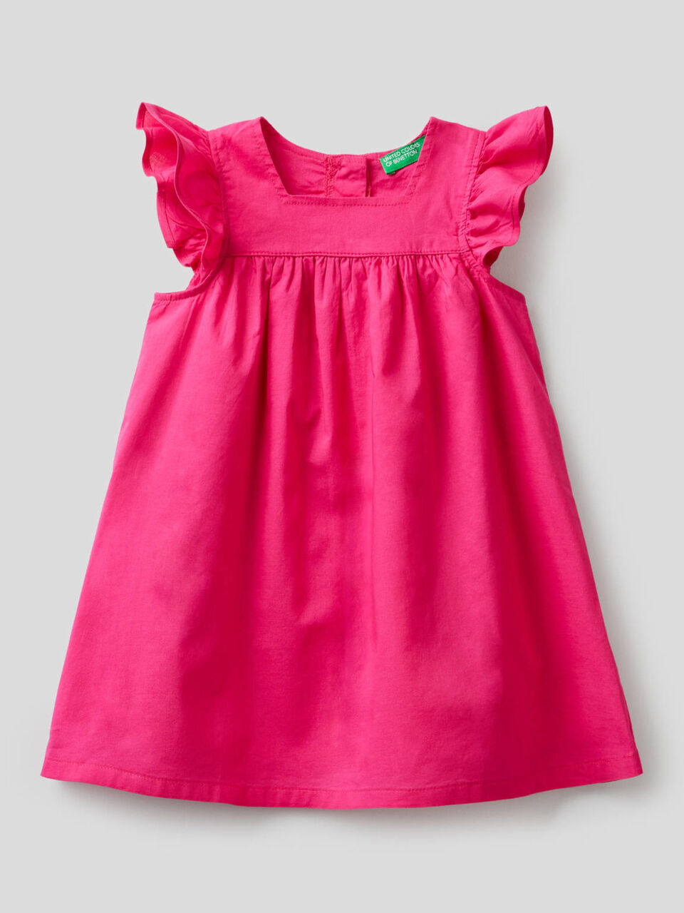 Wide dress in 100% cotton image number 1