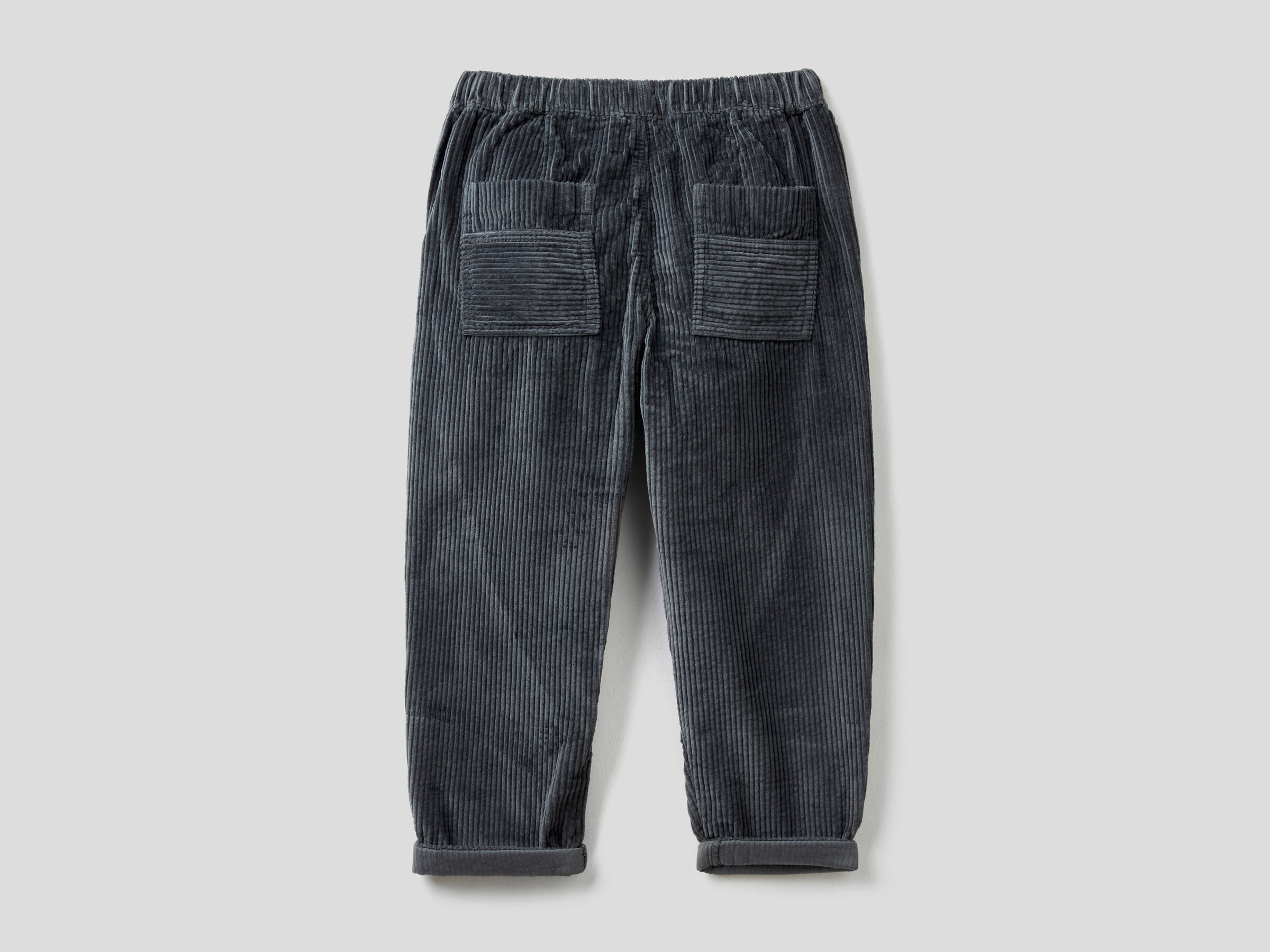 Trousers in velvet with drawstring image number 2