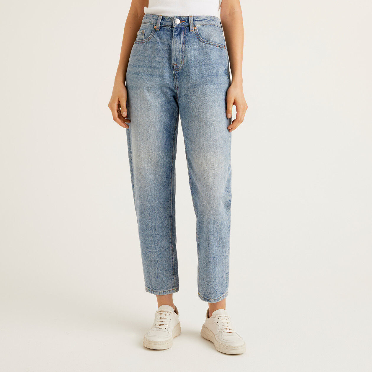 100 cotton boyfriend jeans clearance