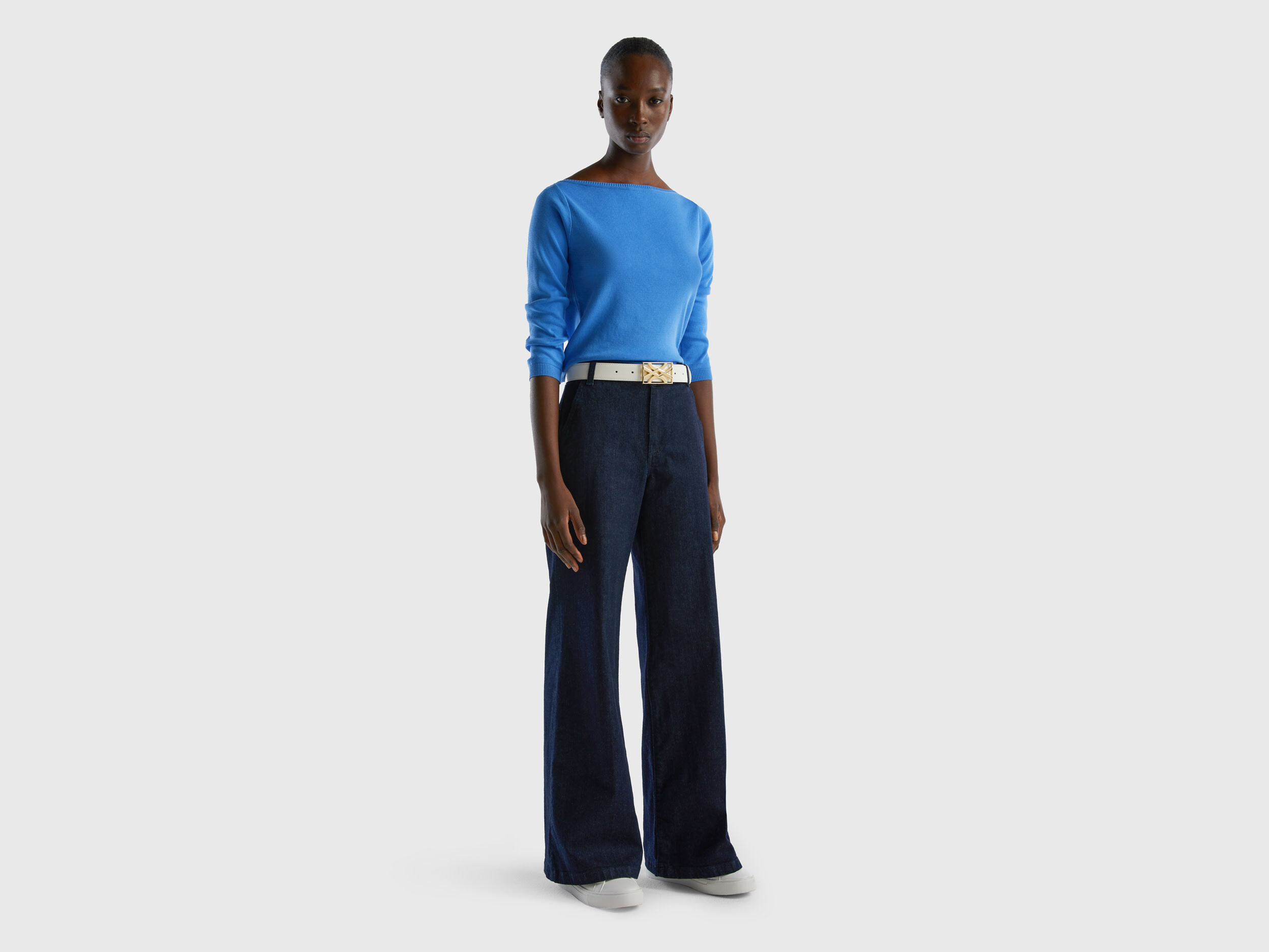 Wide boat neck sweater best sale