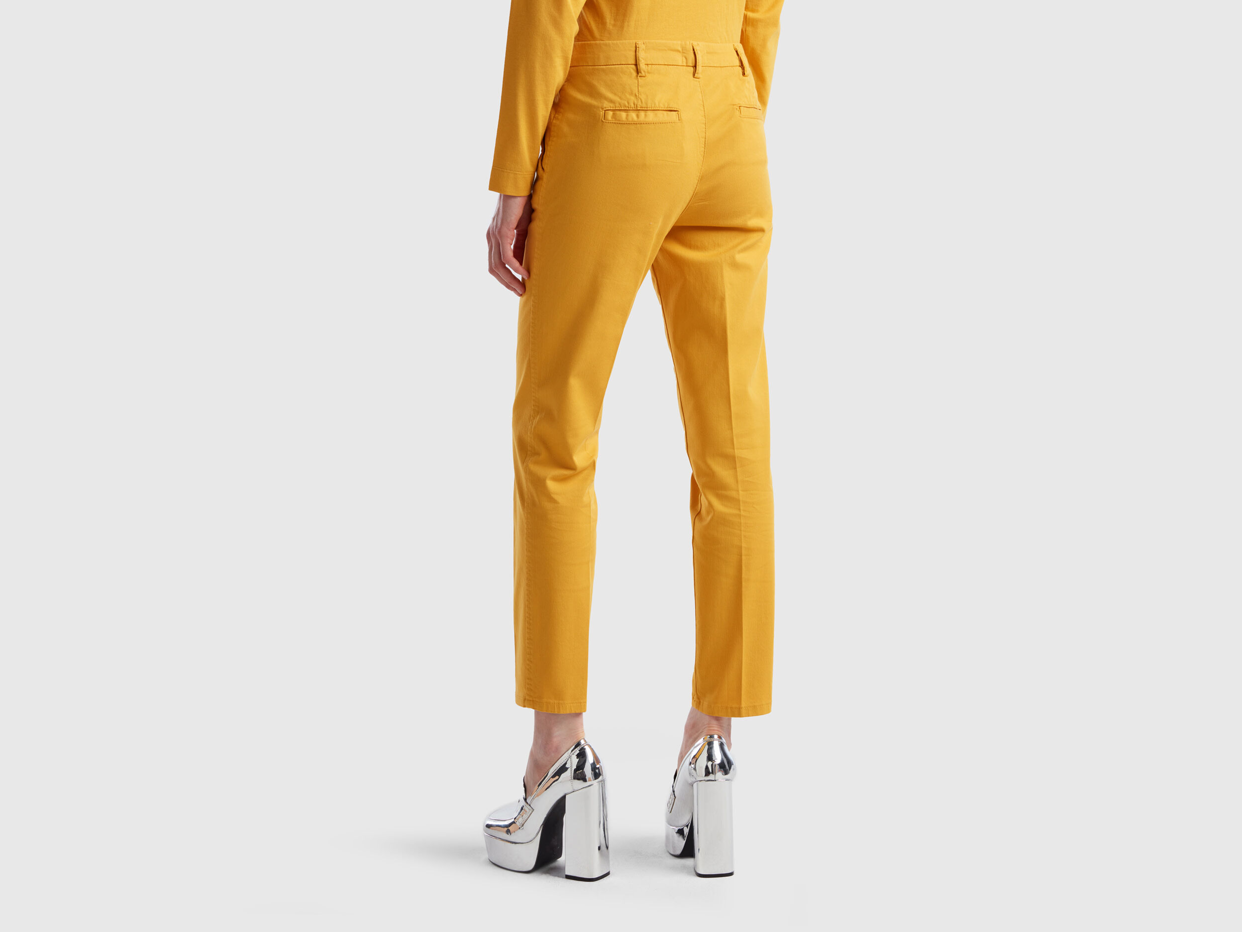 Buy Yellow Trousers & Pants for Women by W Online | Ajio.com