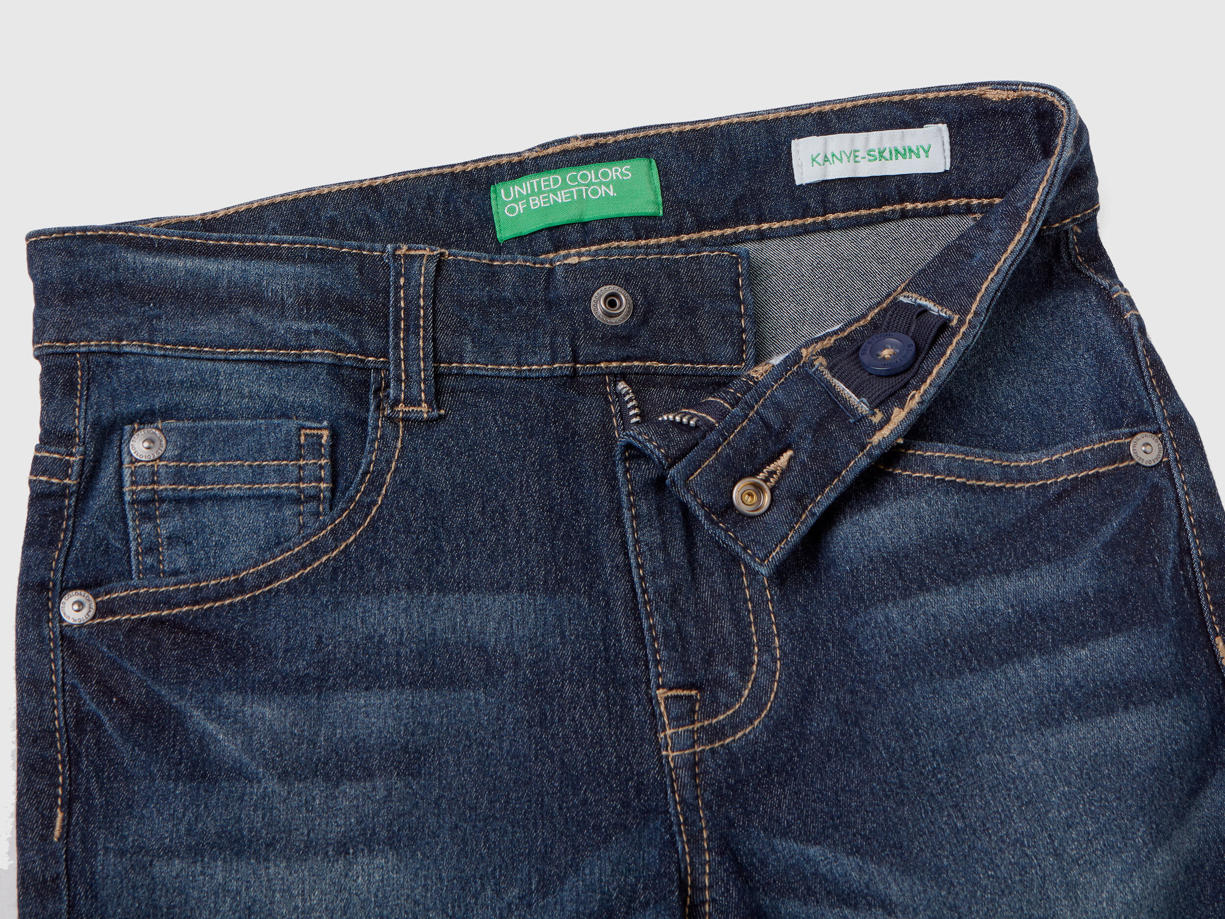 Benetton jeans slim hot sale