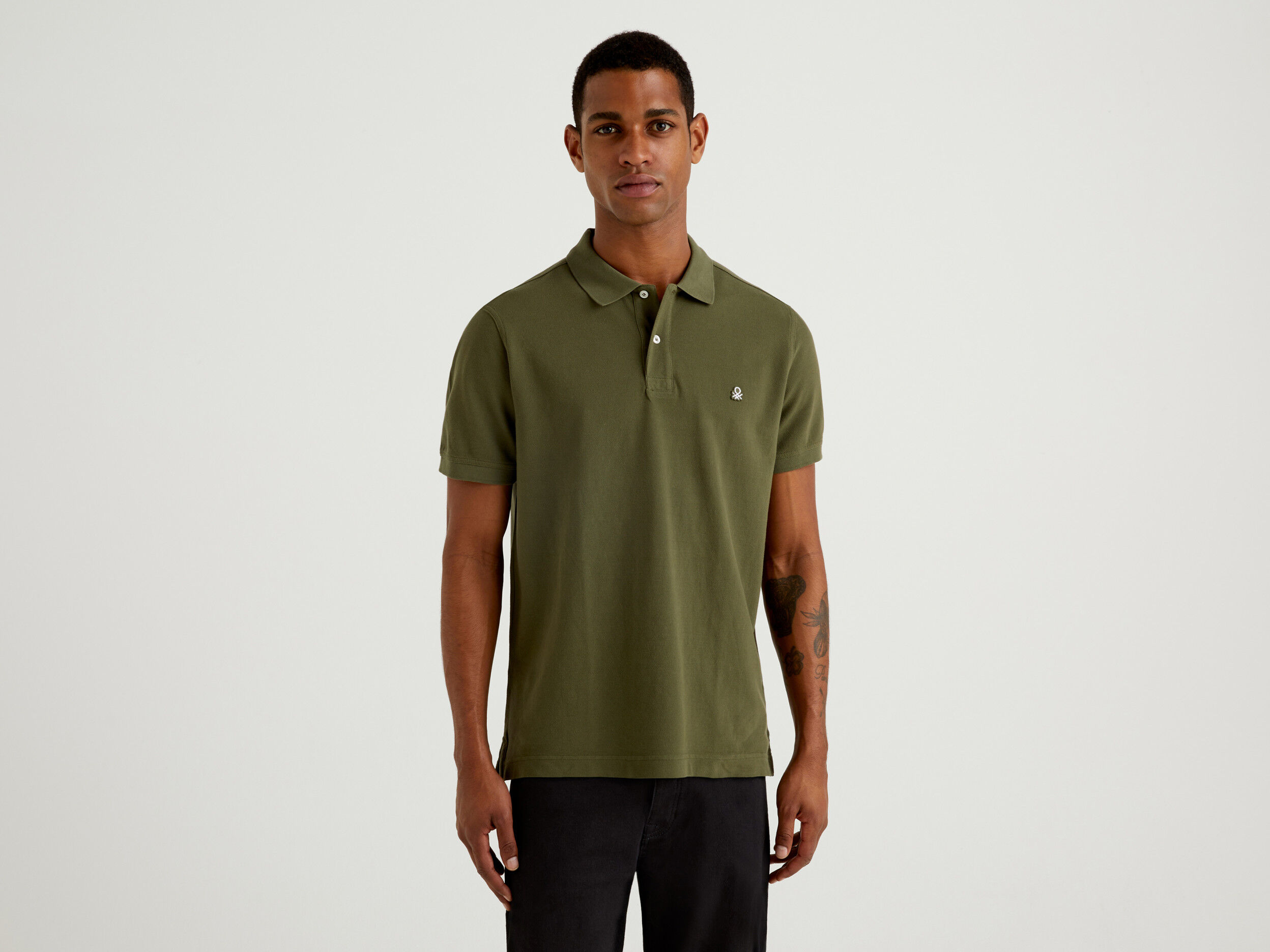 Polo verde discount militar