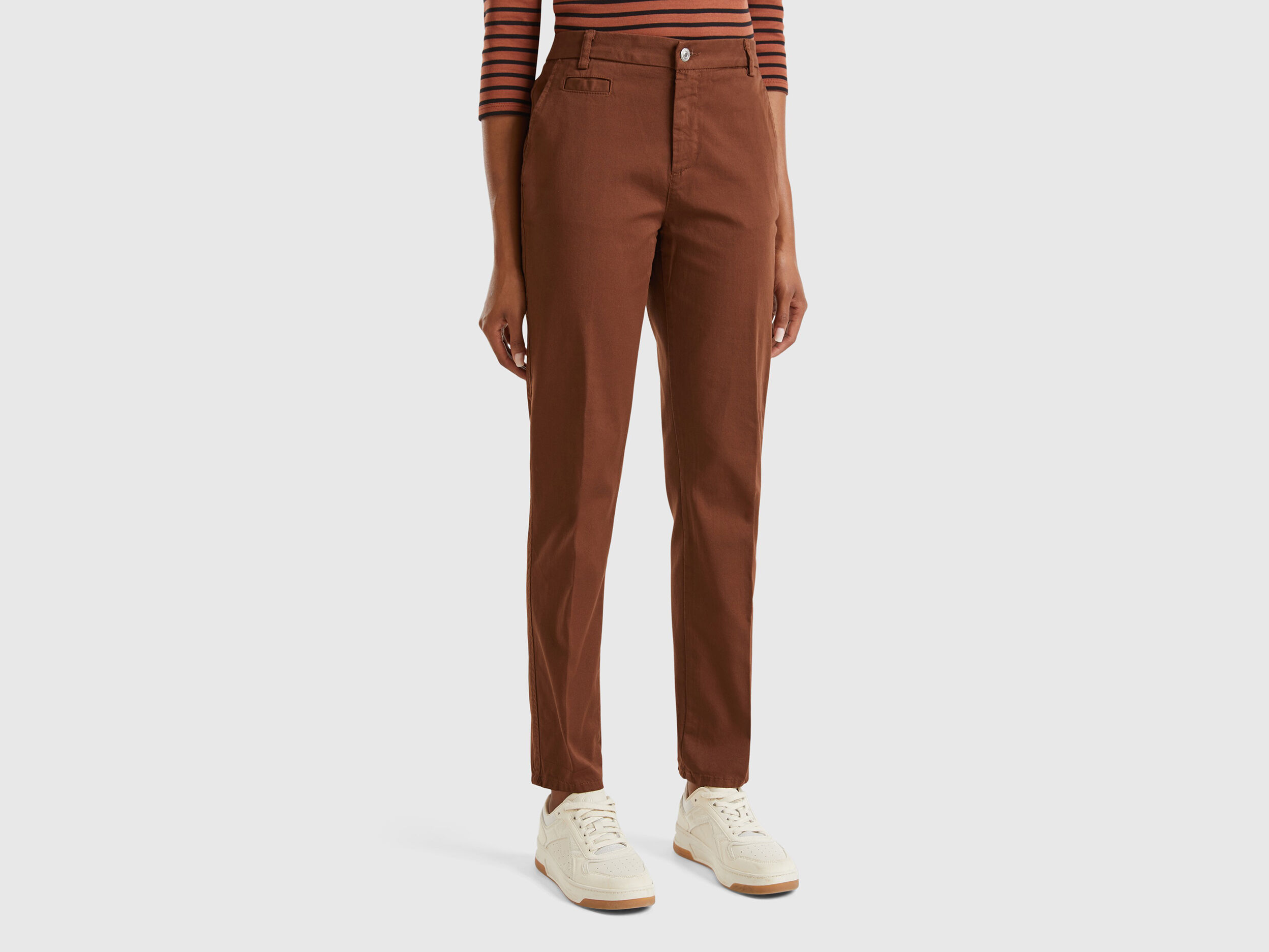 Women s Slim Fit Trousers New Collection 2024 Benetton