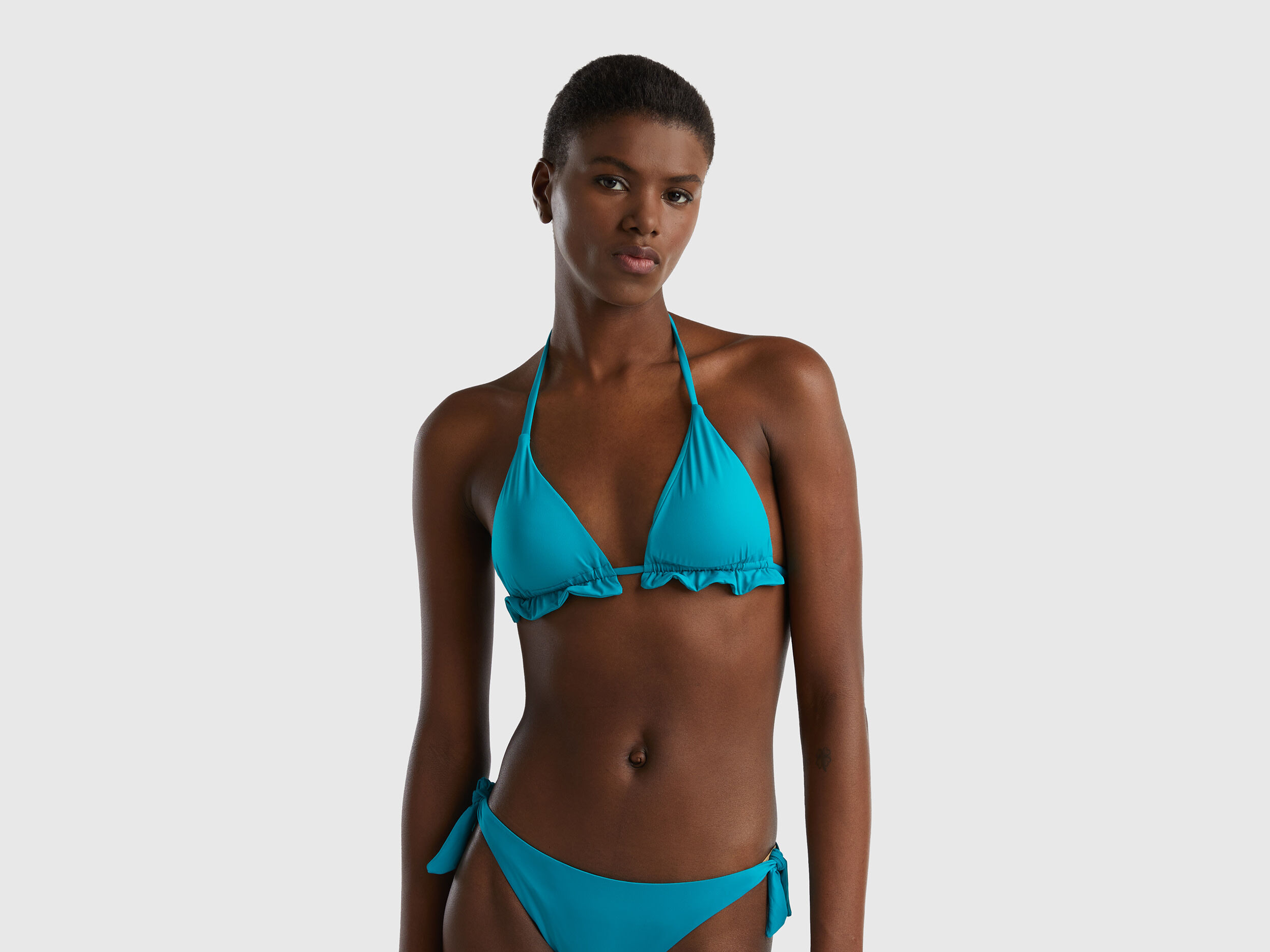 Turquoise triangle clearance bikini