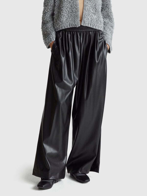 Pantalones de tejido revestido Pantalones de tejido revestido Mujer