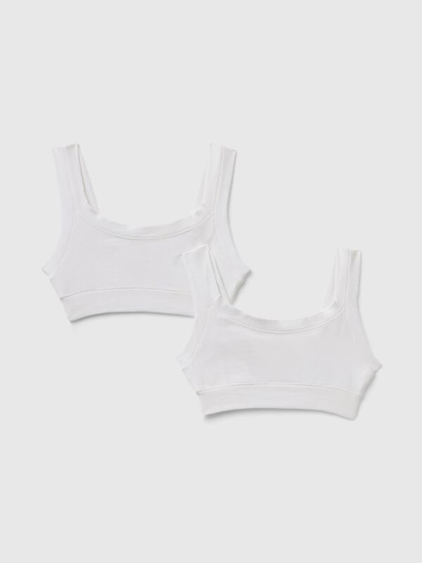 Two super stretch cotton tops Junior Girl