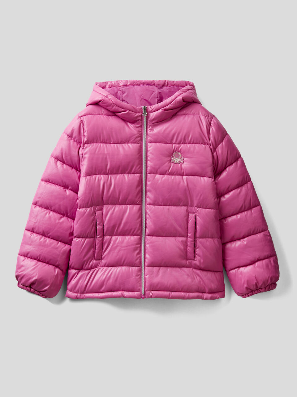 Shiny puffer jacket image number 1