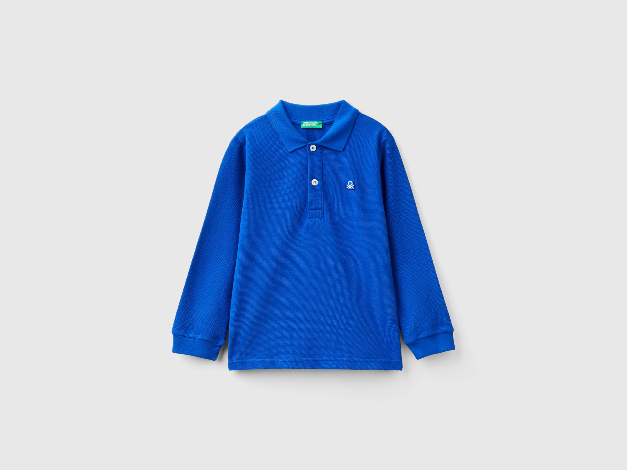 Kid Boys Long Sleeve Polos New Collection 2024 Benetton