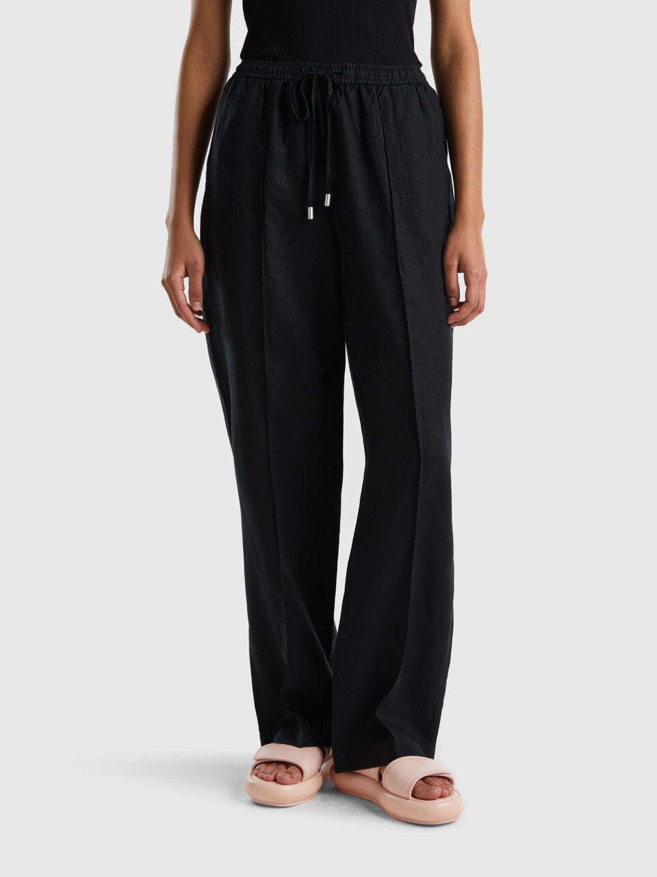 Benetton discount linen pants
