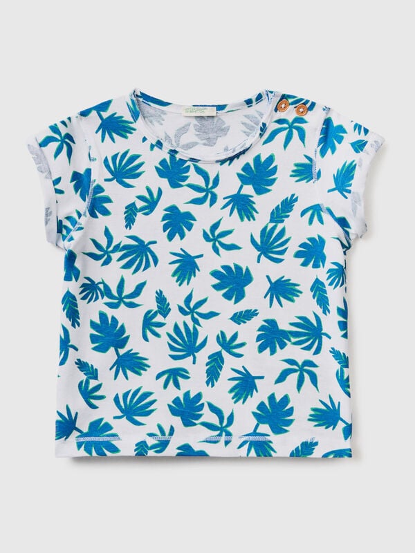 T-shirt with tropical print New Born (0-18 months)