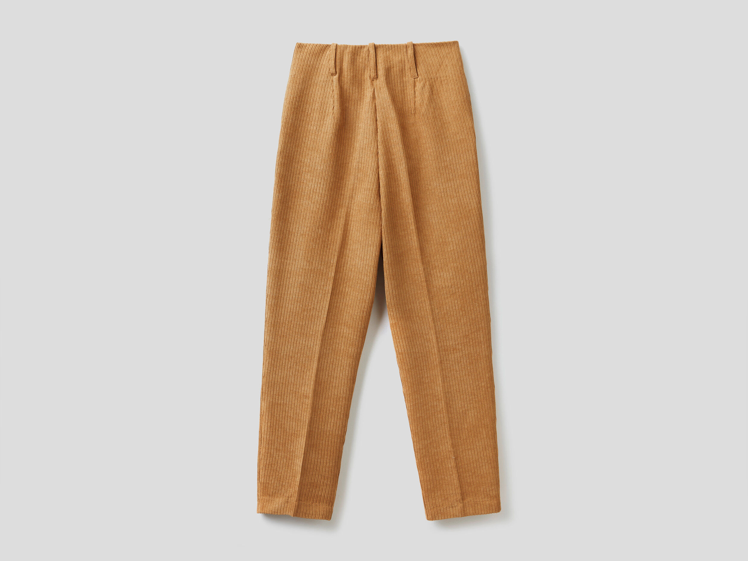 Women's Skinny High Waisted Corduroy Trousers Solid Color Straight Leg  Pants - Walmart.com