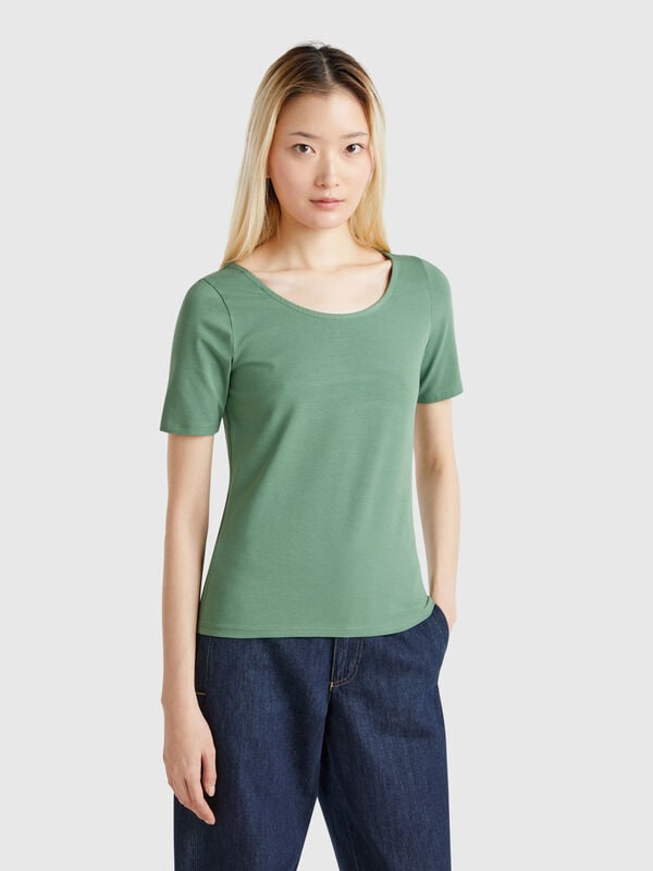 Slim fit reversible t-shirt Women