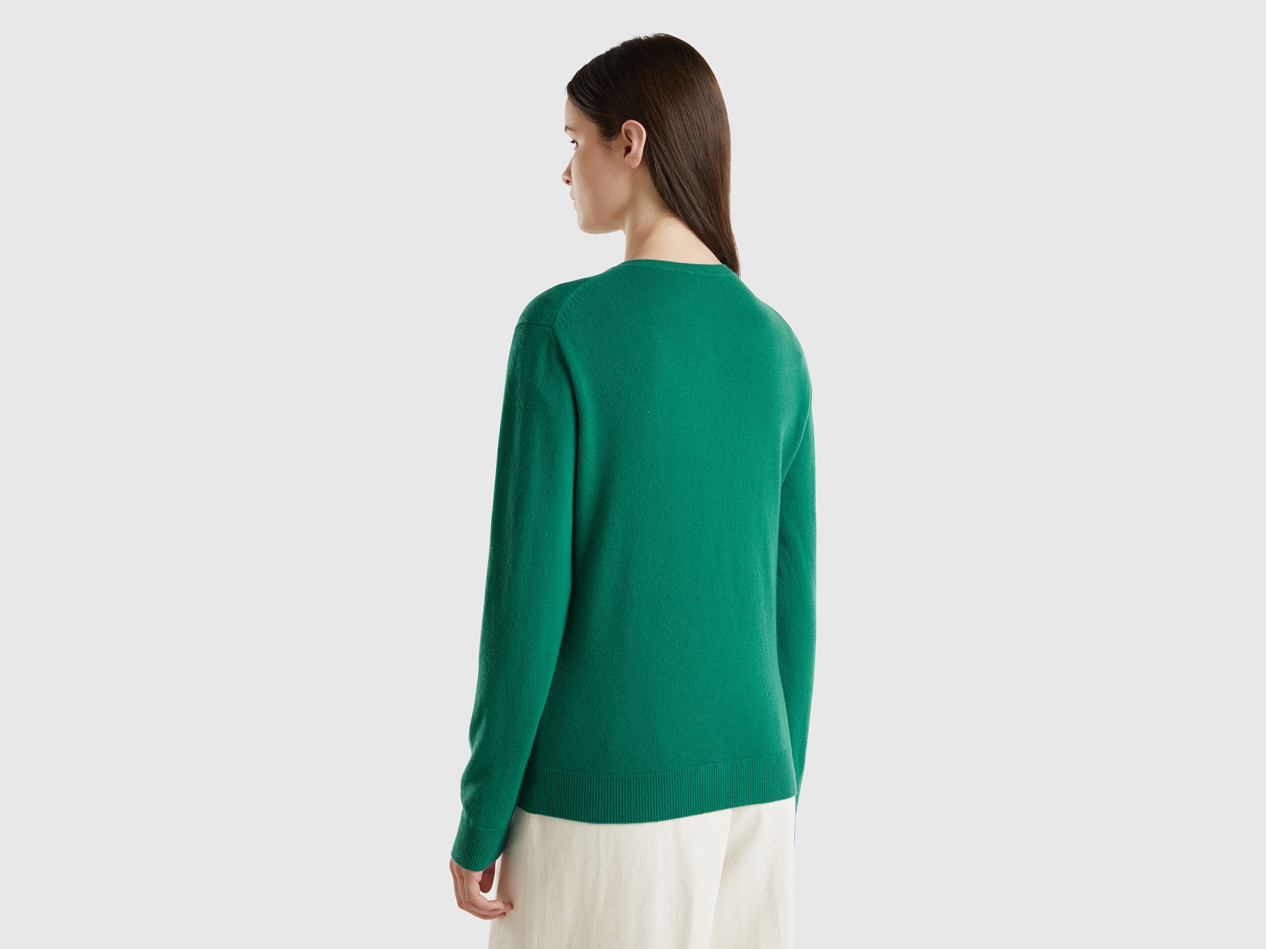 アメージングタイランド・グランドセール crew green Forest neck Dark - wool Merino pure in cardigan トップス